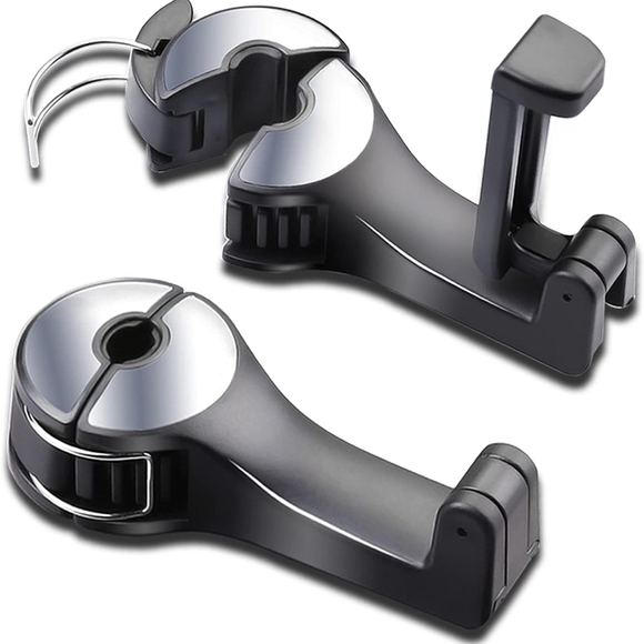 2-Pack Phone & Bags Headrest Holder / Hanger - CS-G02 - Picture 2 of 9